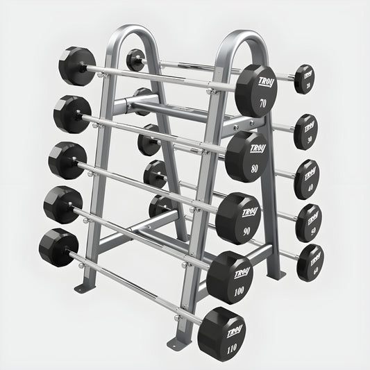 Troy BB-10 Double Sided Horizontal Fixed Barbell Rack - BB-10-MBLK