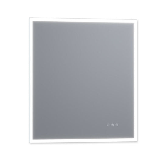 Arpella - Lucent 48 in. x 36 in. Wall Mounted LED Vanity Mirror with Color Changer, Memory Dimmer and Defogger - LEDCM4836