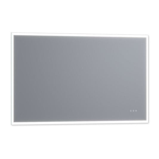 Arpella  Lucent 70 in. x 36 in. Wall Mounted LED Vanity Mirror with Color Changer, Memory Dimmer and Defogger - LEDCM7036