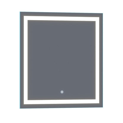 Arpella - Lumina 34 in. x 36 in. LED Lighted Vanity Mirror with Built-In Dimmer and Anti-Fog Feature - LEDSM2034