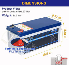 Load image into Gallery viewer, WEIZE [BF&amp;CM] 24V 200Ah 5120Wh LiFePO4 Lithium Battery - BAC-0097

