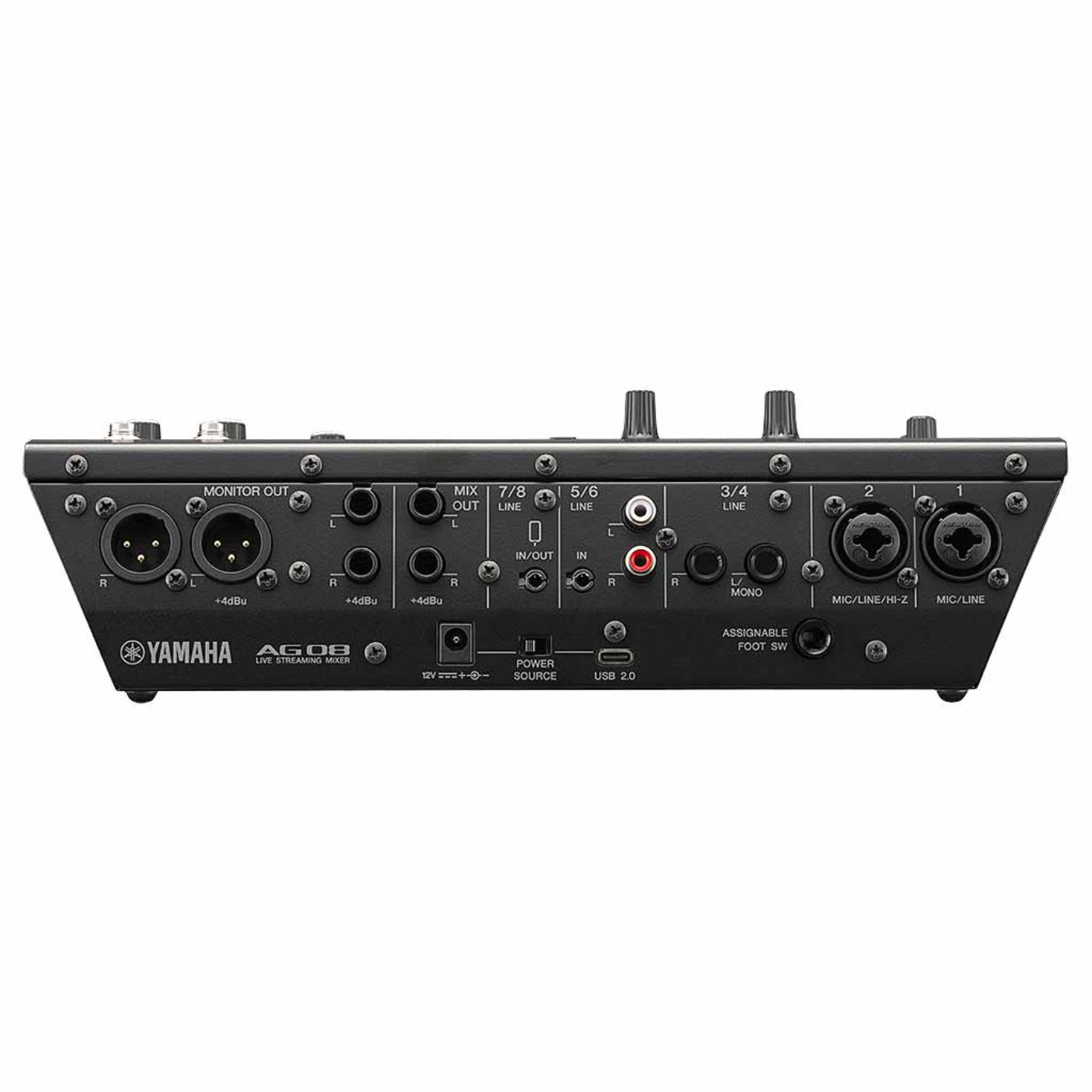 Yamaha AG08 Live Streaming Mixer and USB Audio Interface - AG08B