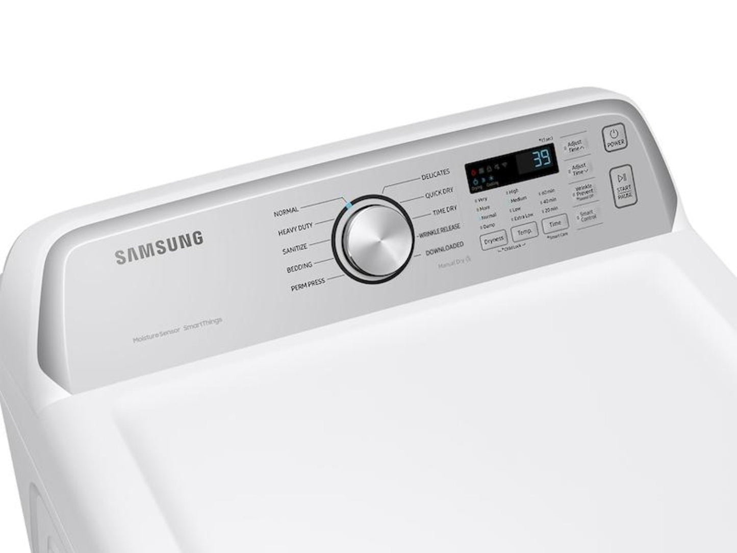 SAMSUNG  7.4 cu. ft. Smart Gas Dryer with Sensor Dry in White - DVG47CG3500W-KT