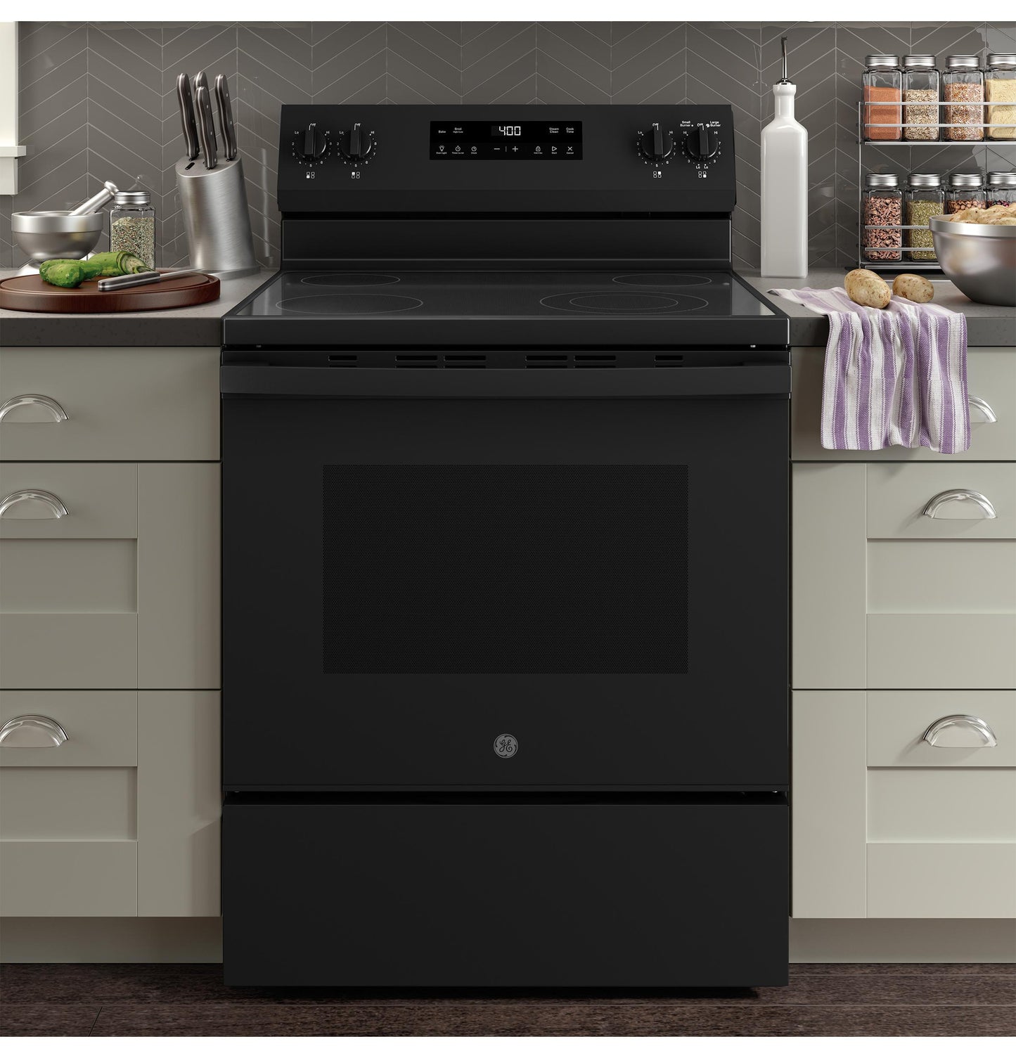 GE APPLIANCES GRF400SVBB GE(R) 30" Free-Standing Electric Range - GRF400SVBB-KT