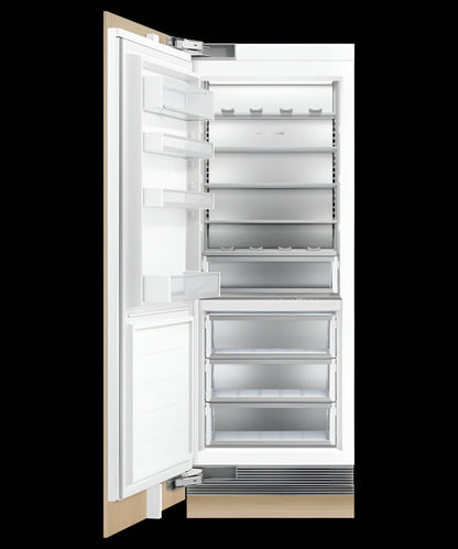 FISHER & PAYKEL RS3084SLHK1 Integrated Column Refrigerator, 30", Water - RS3084SLHK1-KT