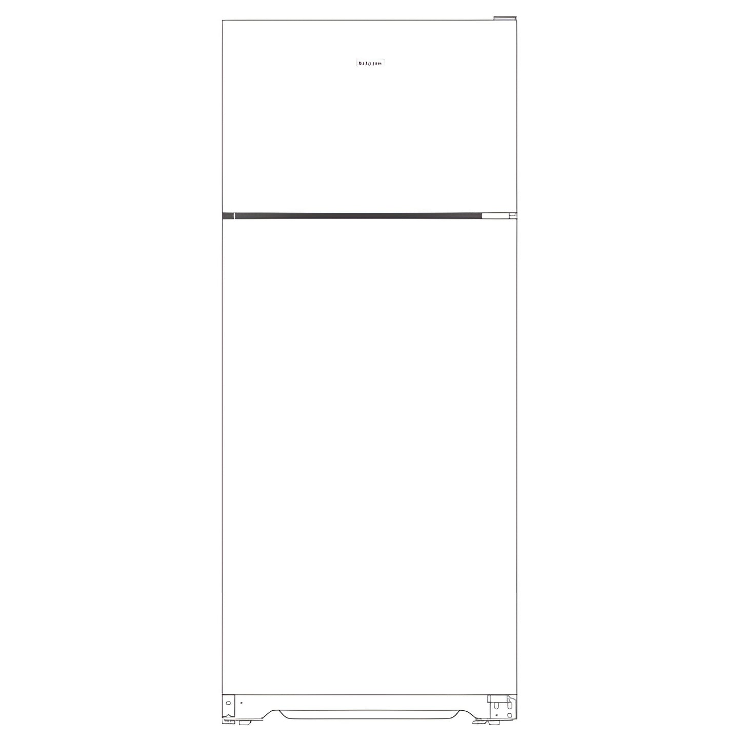 HOTPOINT 17.5 Cu. Ft. Recessed Handle Top-Freezer Refrigerator -HPS18BTNRWW-KT