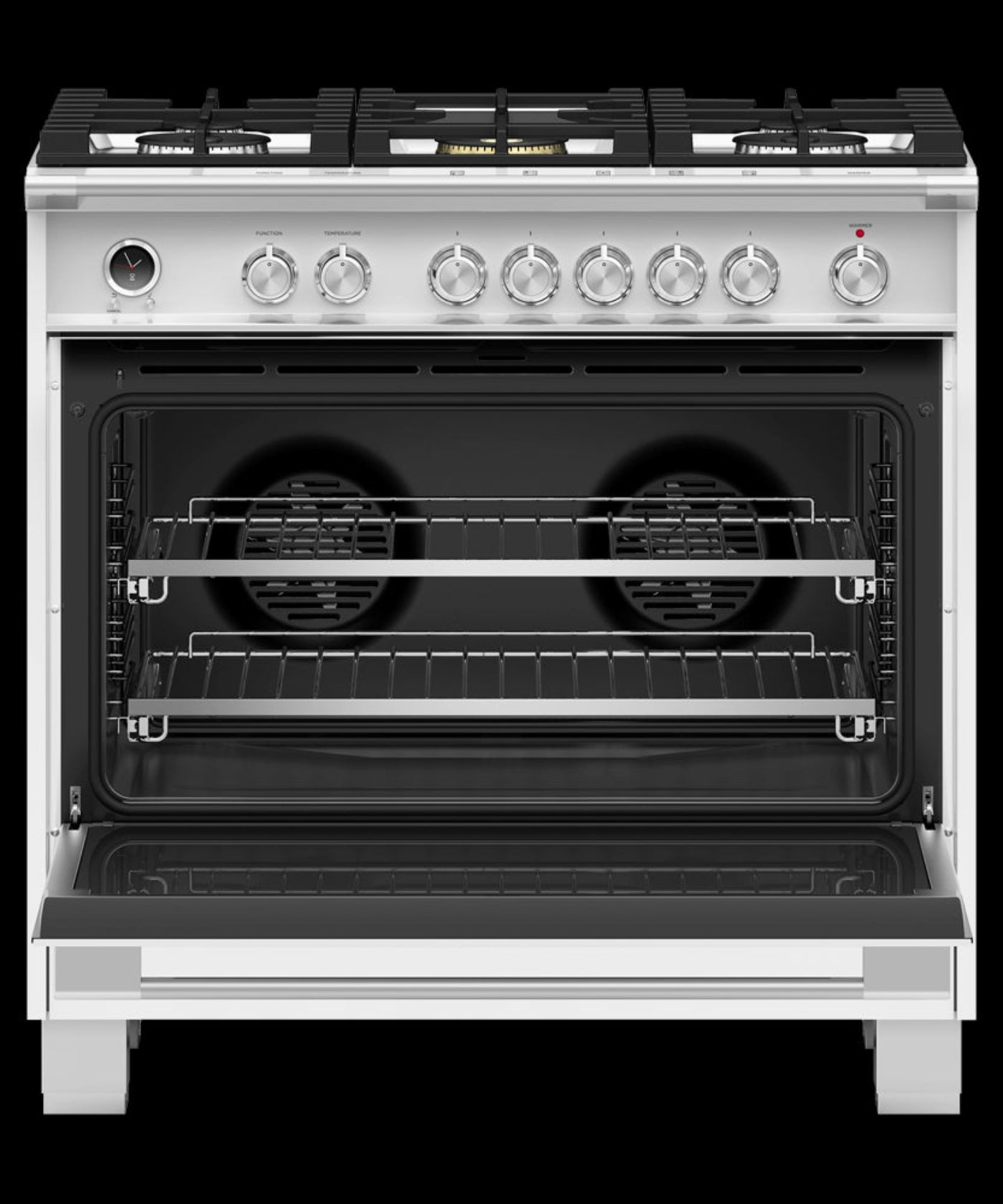 FISHER & PAYKEL OR36SCG6W1 Dual Fuel Range, 36", 5 Burners, Self-cleaning - OR36SCOR36SCG6W1-KTG6W1-KT