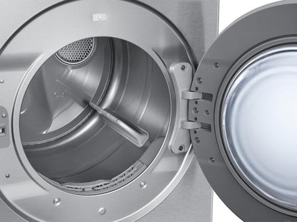 SAMSUNG Bespoke 7.6 cu. ft. Ultra Capacity Electric Dryer with Super Speed Dry and AI Smart Dial in Silver Steel - DVE53BB8700TA3-KT