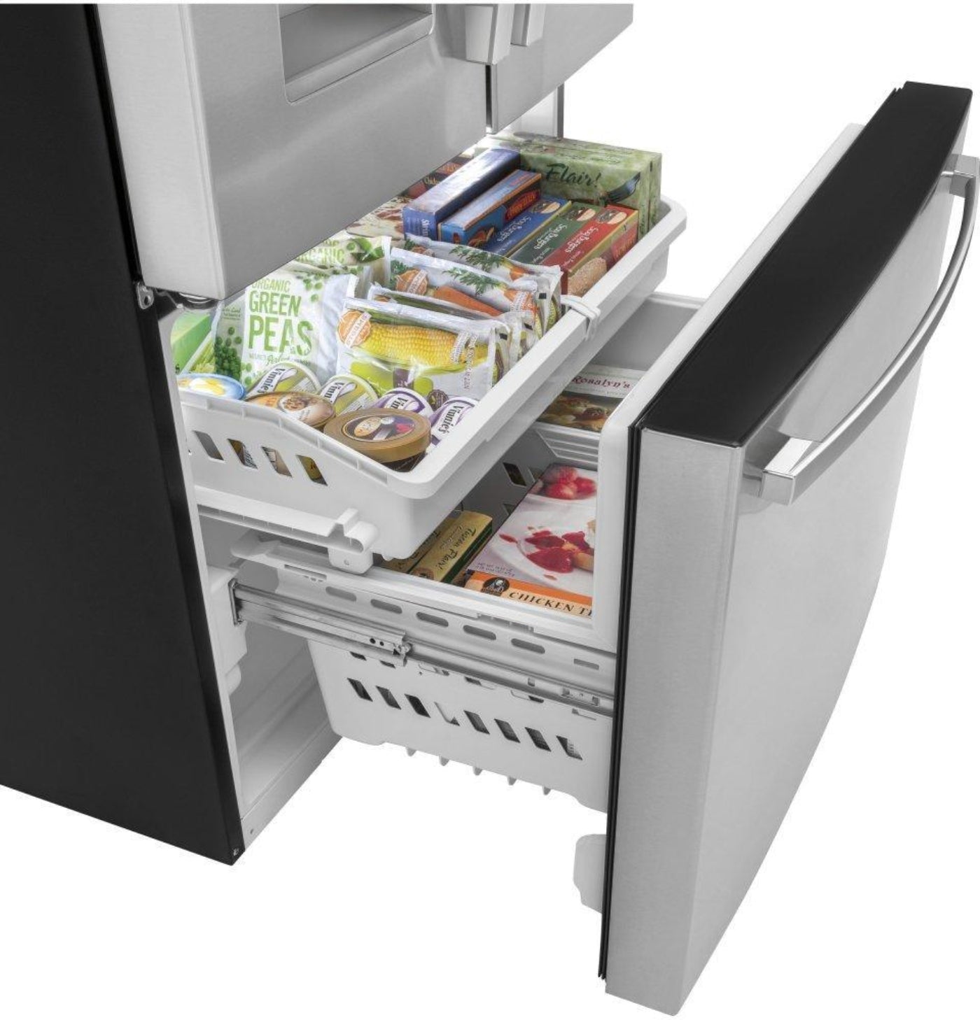 GE APPLIANCES GYE18JYLFS GE® ENERGY STAR® 17.5 Cu. Ft. Counter-Depth FrenGYE18JYLFS-KT