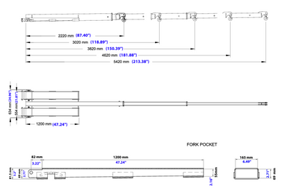 Aardwolf Forklift Booms - FB1-2720
