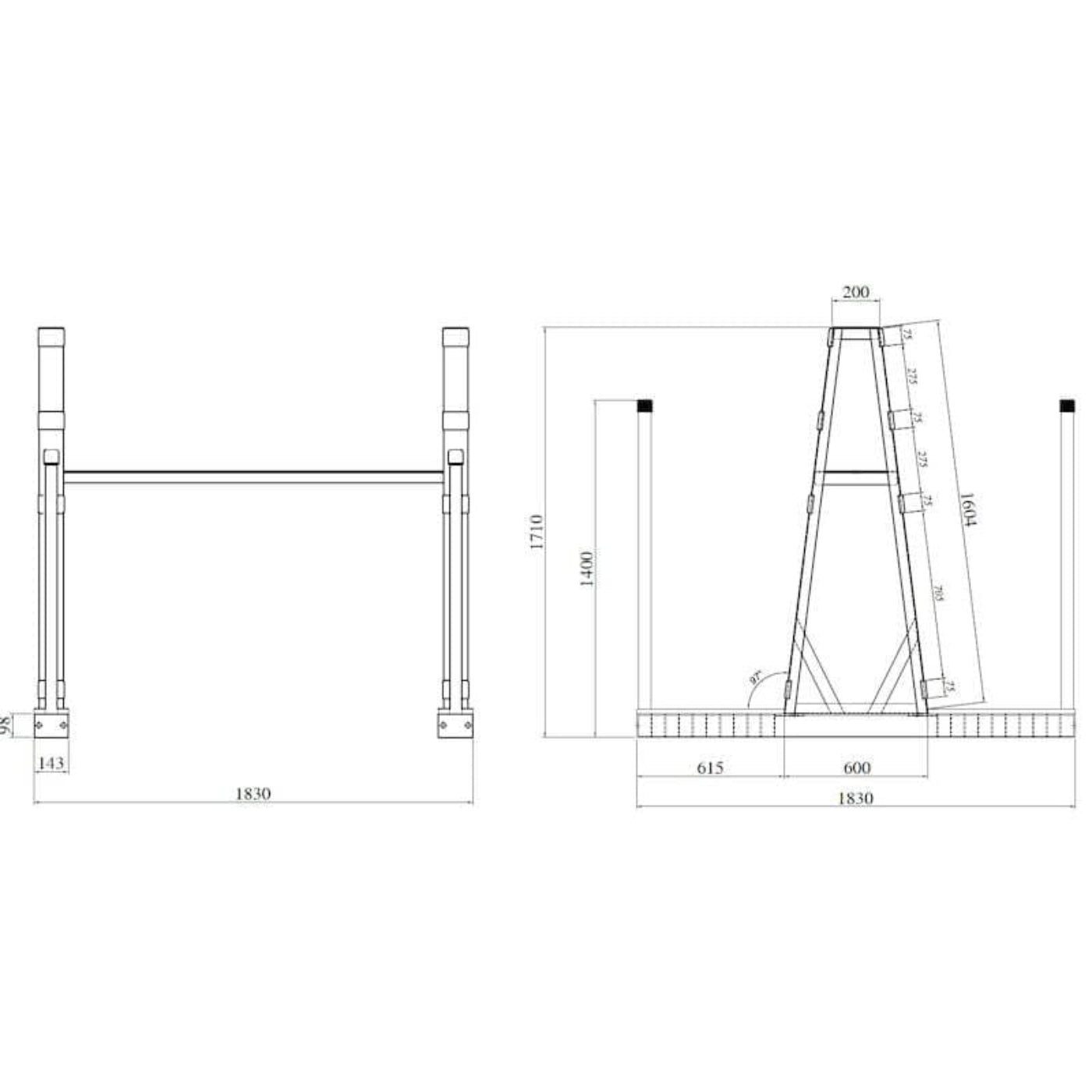 Aardwolf Storage A Frames - SAF01