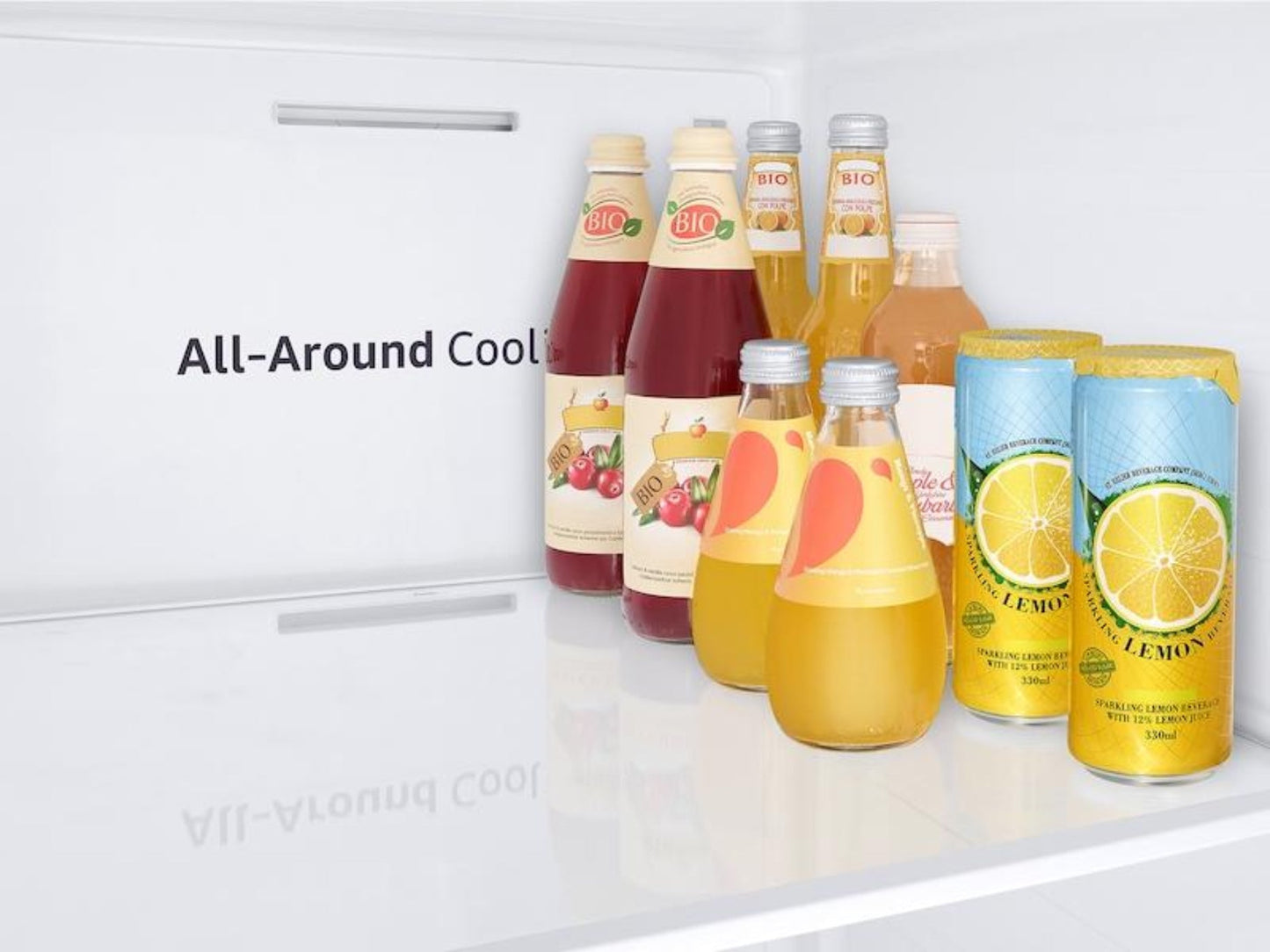 SAMSUNG RS28A500ASR 28 cu. ft. Smart Side-by-Side Refrigerator in Stainless Steel - RS28A500ASR-KT