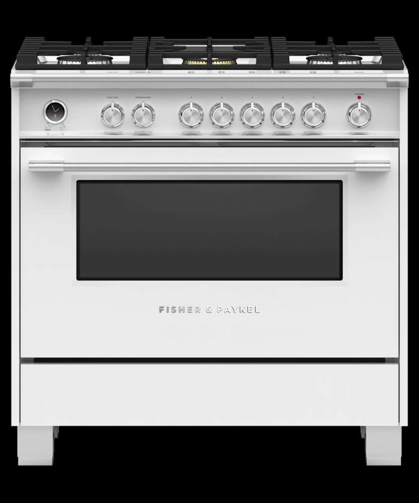 FISHER & PAYKEL OR36SCG6W1 Dual Fuel Range, 36", 5 Burners, Self-cleaning - OR36SCOR36SCG6W1-KTG6W1-KT