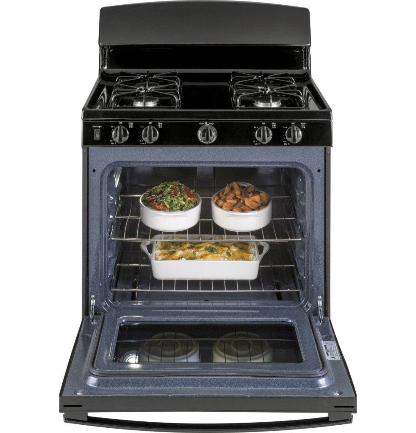 GE APPLIANCES JGBS30DEKBB GE(R) 30" Free-Standing Gas Range - JGBS30DEKBB-KT