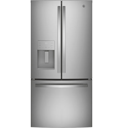 GE APPLIANCES GYE18JYLFS GE® ENERGY STAR® 17.5 Cu. Ft. Counter-Depth FrenGYE18JYLFS-KT