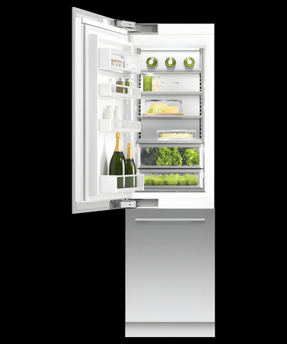 FISHER & PAYKEL RS2484WLUK1 Integrated Refrigerator Freezer, 24", Ice & Water - RS2484WLUK1-KT