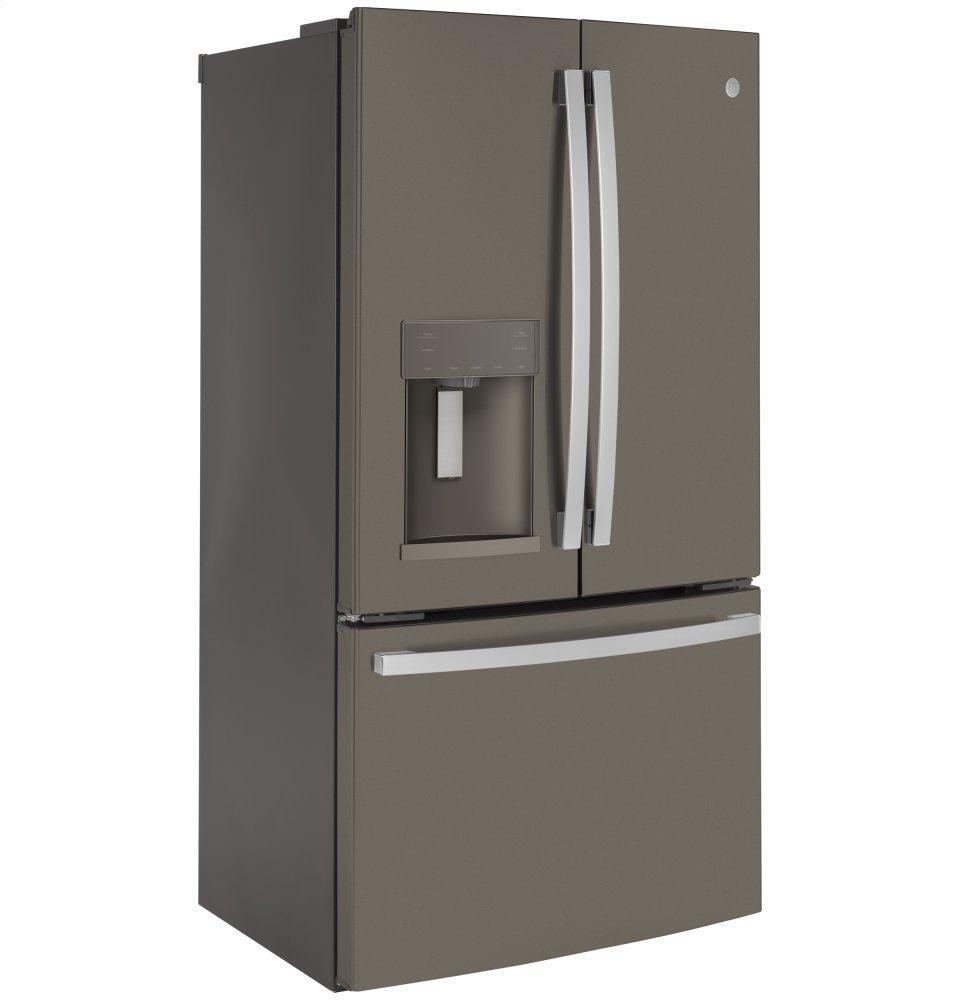 GE APPLIANCES GYE22GMNES GE® ENERGY STAR® 22.1 Cu. Ft. Counter-Depth French-Door Refrigerator -GYE22GMNES-KT