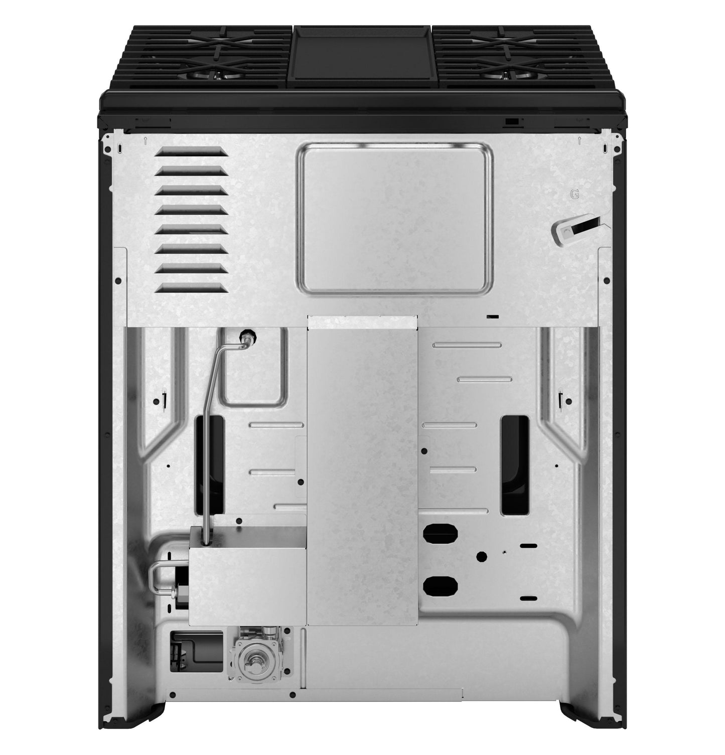 GE APPLIANCES GGS600AVFS GE(R) 30" Slide-In Front-Control Convection Gas Range with No Preheat Air Fry and EasyWash(TM) Oven Tray - GGS600AVFS-KT