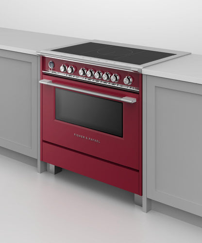 FISHER & PAYKEL OR36SCI6R1 Induction Range, 36", 5 Zones with SmartZone, Self-cleaning - OR36SCI6R1-KT