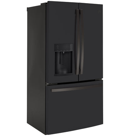 GE APPLIANCES GYE22GENDS GE® ENERGY STAR® 22.1 Cu. Ft. Counter-Depth French-Door Refrigerator - GYE22GENDS-KT