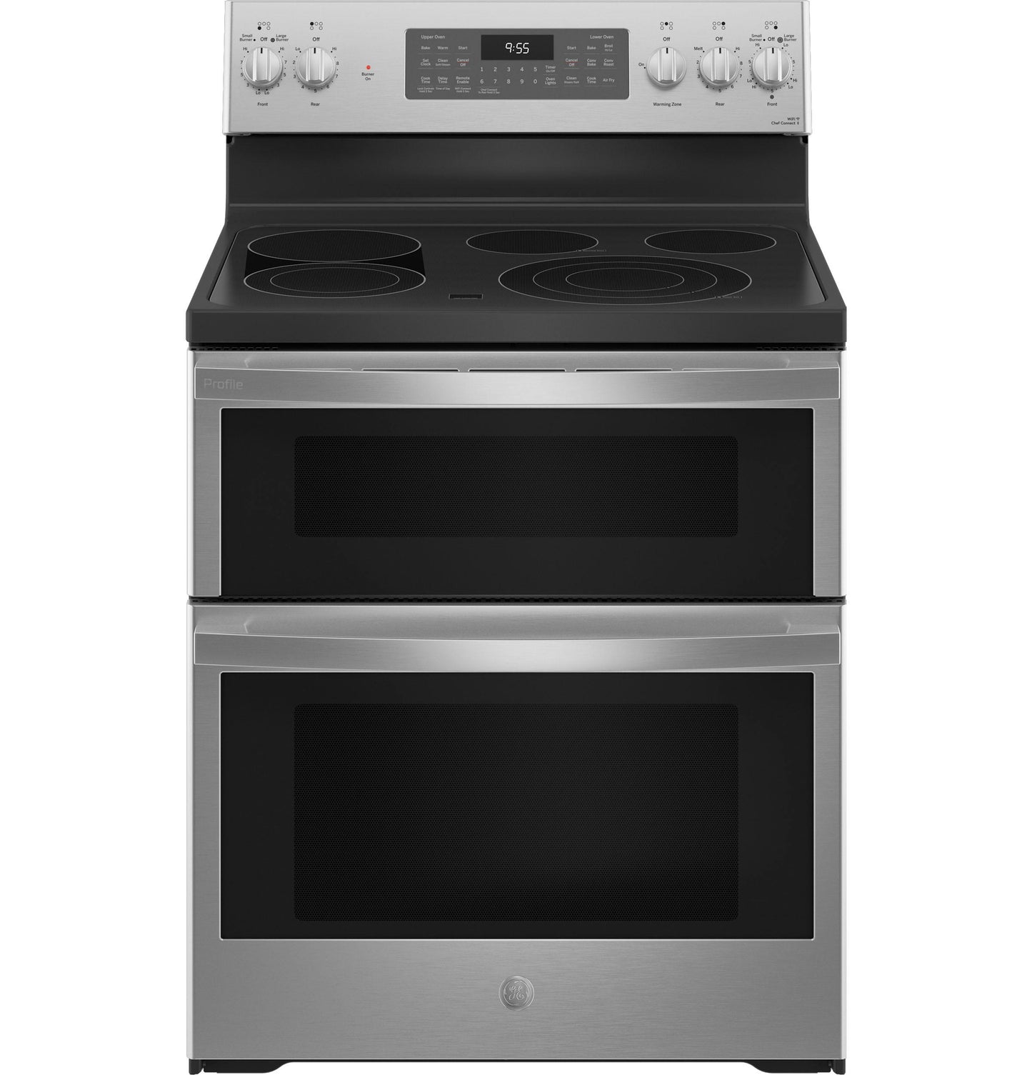 GE APPLIANCES PB965YPFS GE Profile™ 30" Smart Free-Standing Electric Double Oven Convection Range with No Preheat Air Fry - PB965YPFS-KT