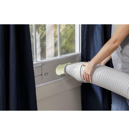 GE APPLIANCES APCD10JASG GE(R) 10,500 BTU Portable Air Conditioner with Dehumidifier and Remote, Grey - APCD10JASG-KT