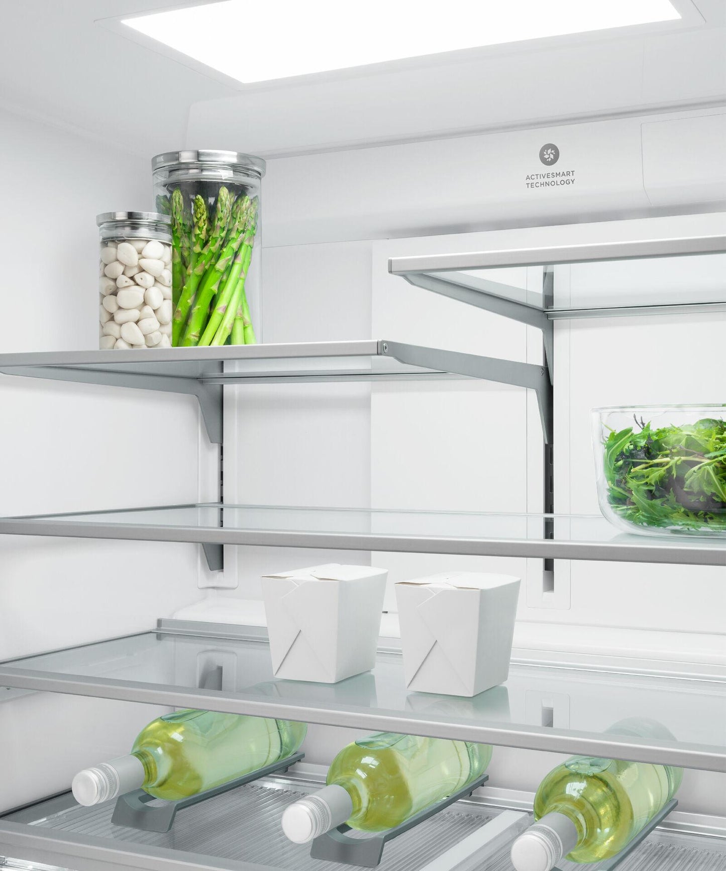 FISHER & PAYKEL RF203QDUVX1 Freestanding Quad Door Refrigerator Freezer, 36", 18.9 cu ft, Ice & Water - RF203QDUVX1-KT