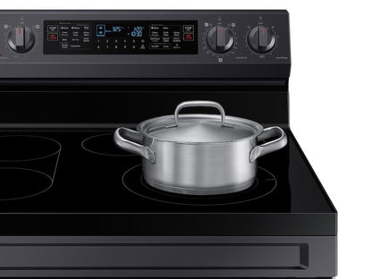 SAMSUNG 6.3 cu. ft. Smart Freestanding Electric Range with Flex Duo™ - NE63A6751SG-KT