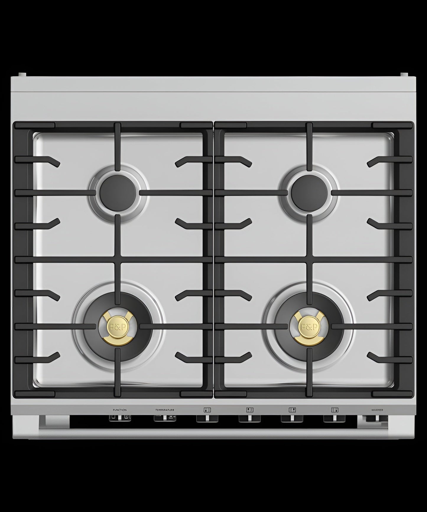FISHER & PAYKEL OR30SCG6B1 Dual Fuel Range, 30", 4 Burners, Self-cleaning - OR30SCG6B1-KT