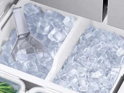 SAMSUNG 25 cu. ft. 33" 3-Door French Door Refrigerator with Dual Auto Ice Maker in Stainless Steel - RF25C5151SR-KT