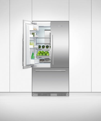 FISHER & PAYKEL RS36A72J1N Integrated French Door Refrigerator Freezer, 36", Ice - RS36A72J1N-KT