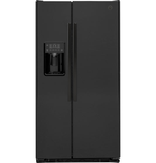 GE APPLIANCES GZS22DGJBB GE® 21.9 Cu. Ft. Counter-Depth Side-By-Side Refrigerator - GZS22DGJBB-KT