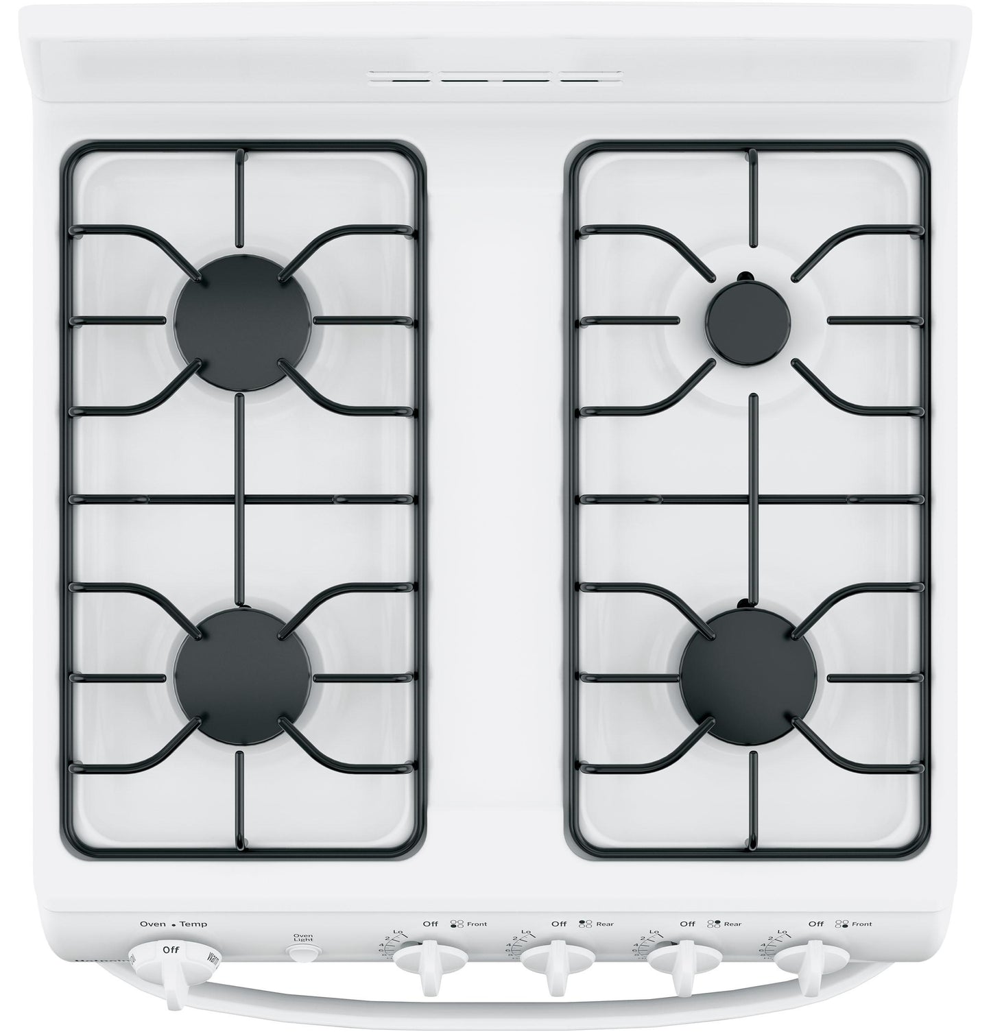 HOTPOINT 24" Front-Control Free-Standing Gas Range with Large Window - RGAS300DMWW-KT