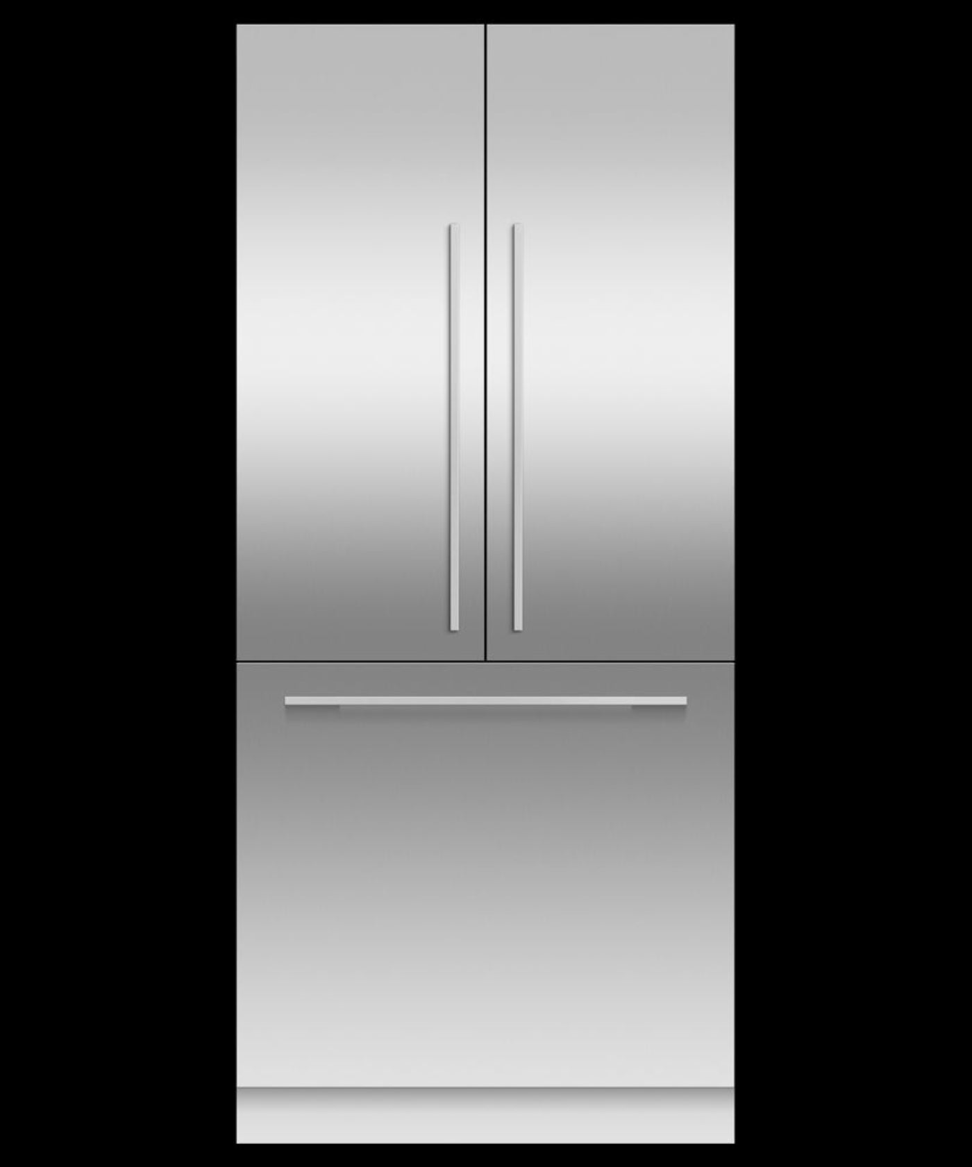 FISHER & PAYKEL RS36A80J1N Integrated French Door Refrigerator Freezer, 36", Ice - RS36A80J1N-KT