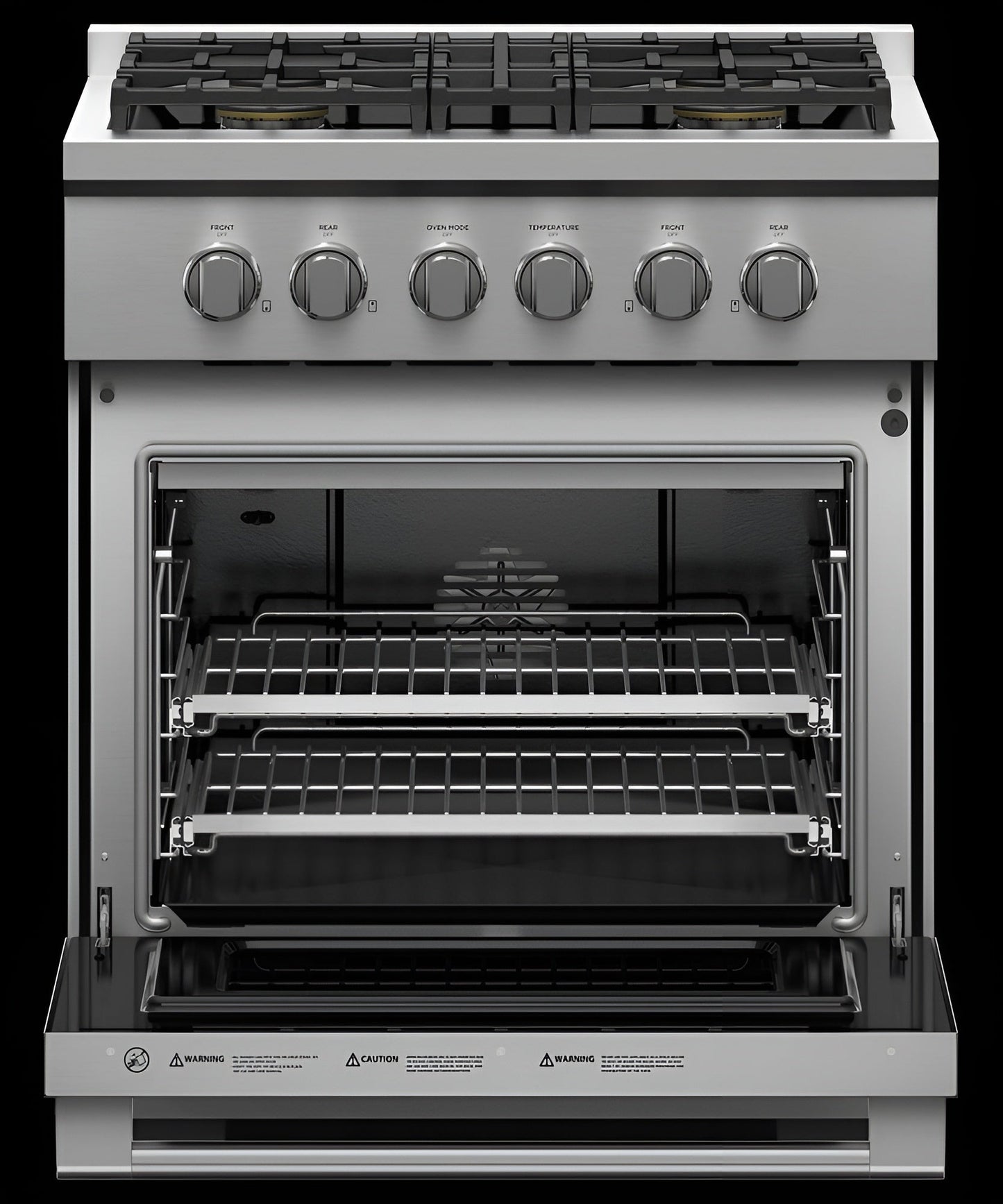 FISHER & PAYKEL RGV3304N Gas Range, 30", 4 Burners - RGV3304N-KT