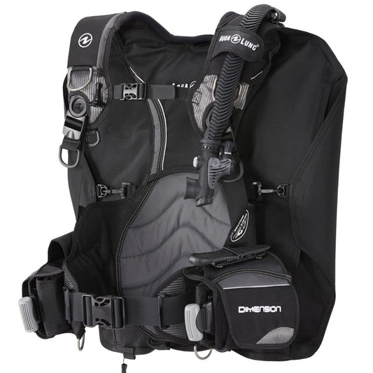 Aqua Lung Dimension BC/BCD Scuba Diving Buoyancy Compensator - BCD281 01-XS/S-CH