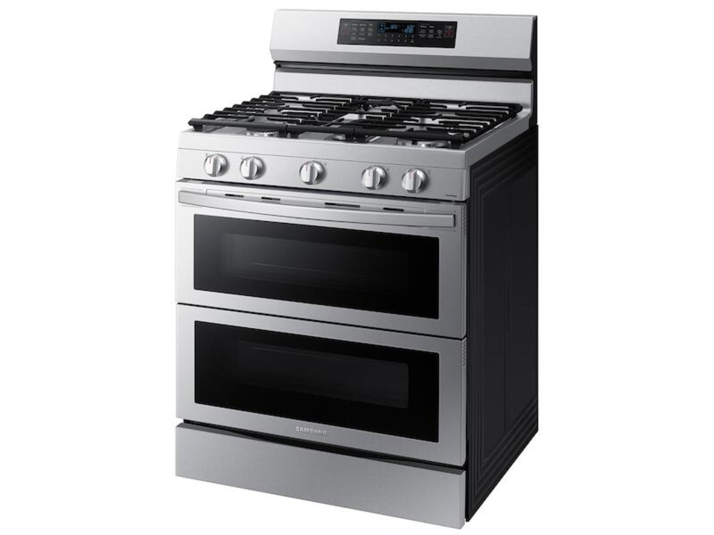 SAMSUNG 6.0 cu. ft. Smart Freestanding Gas Range with Flex Duo(TM), Stainless Cooktop &amp; Air Fry in Stainless Steel - NX60A6751SS-KT