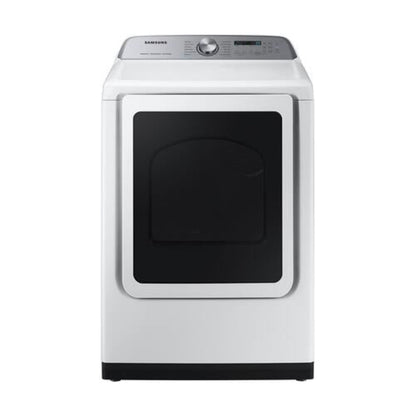 SAMSUNG 7.4 CF SMART ELECTRIC DRYER W STEAM SANITIZE+ - DVE52A5500W-KT