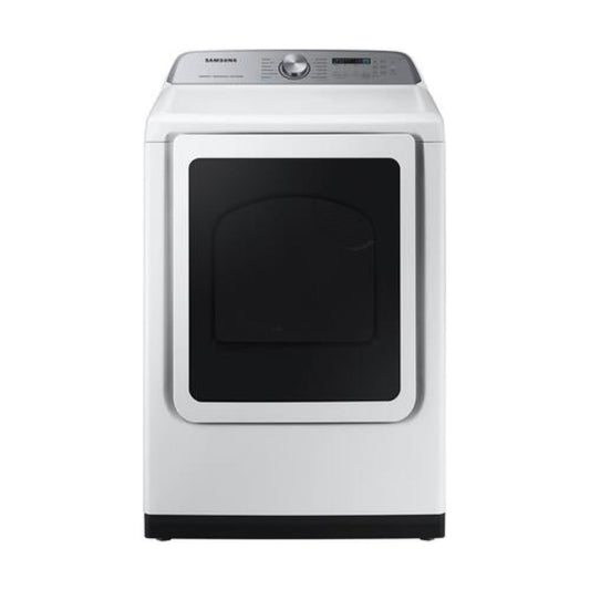 SAMSUNG 7.4 CF SMART ELECTRIC DRYER W STEAM SANITIZE+ - DVE52A5500W-KT