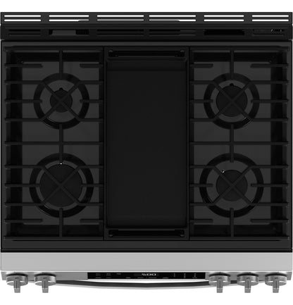 GE APPLIANCES GGS500PVSS GE(R) 30" Slide-In Front-Control Gas Range - GGS500PVSS-KT