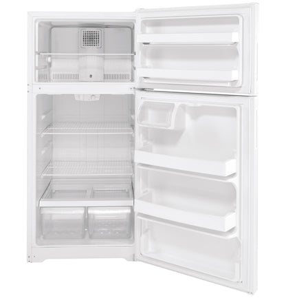 HOTPOINT 15.6 Cu. Ft. Recessed Handle Top-Freezer Refrigerator - HPS16BTNRWW-KT