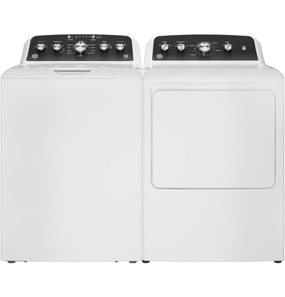 GE APPLIANCES GTD48GASWWB GE(R) 7.2 cu. ft. Capacity Gas Dryer with Up To 120 ft. Venting and Extended Tumble - GTD48GASWWB-KT