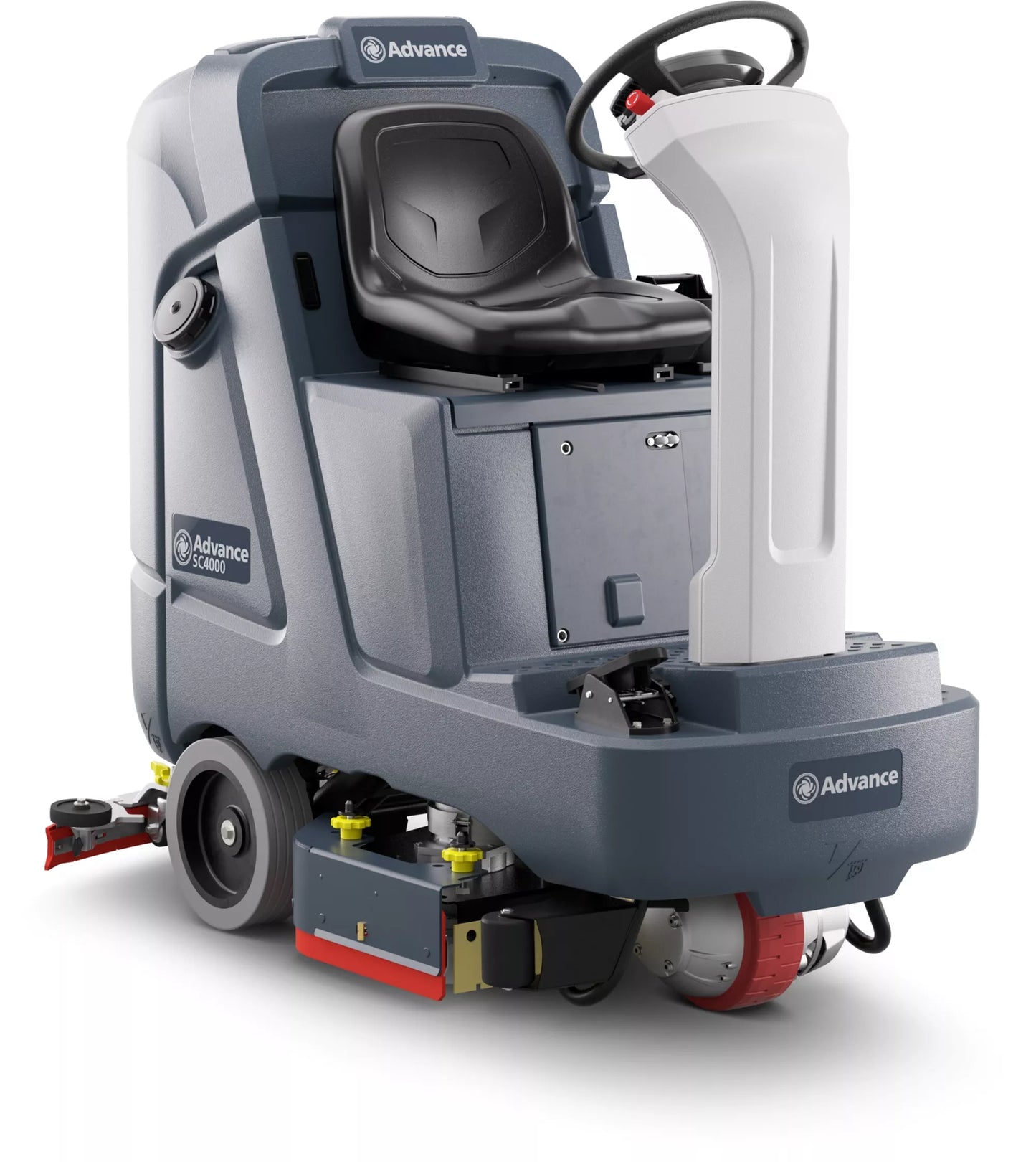 Advance SC4000 Ride-On Floor Sweeper, 28" & 32", 33 Gallon, Battery