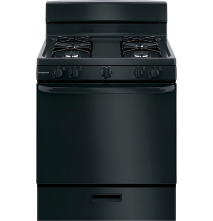 HOTPOINT RGBS300DMBB Hotpoint 30" Free-Standing Gas Range - RGBS300DMBB-KT