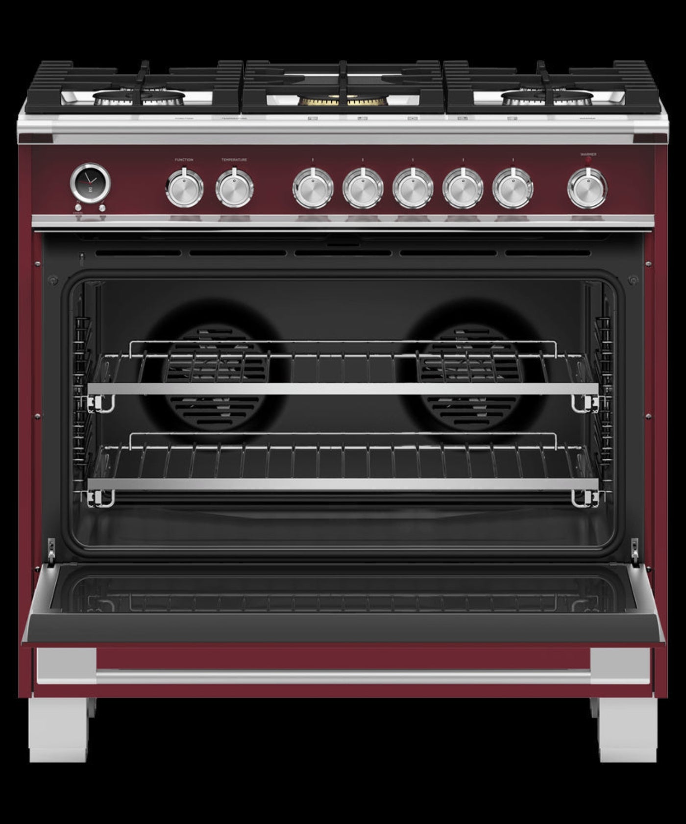 FISHER & PAYKEL OR36SCG6R1 Dual Fuel Range, 36", 5 Burners, Self-cleaning - OR36SCG6R1-KT
