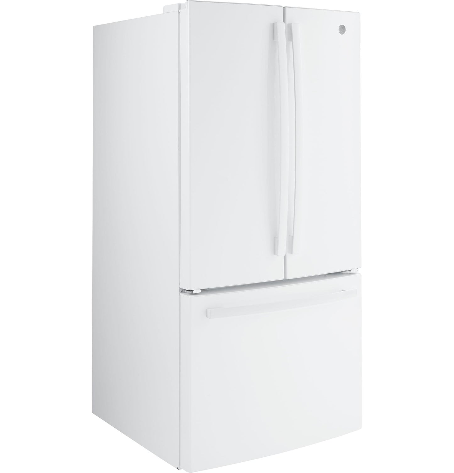 GE APPLIANCES GNE25JGKWW GE® ENERGY STAR® 24.7 Cu. Ft. French-Door Refrigerator - GNE25JGKWW-KT