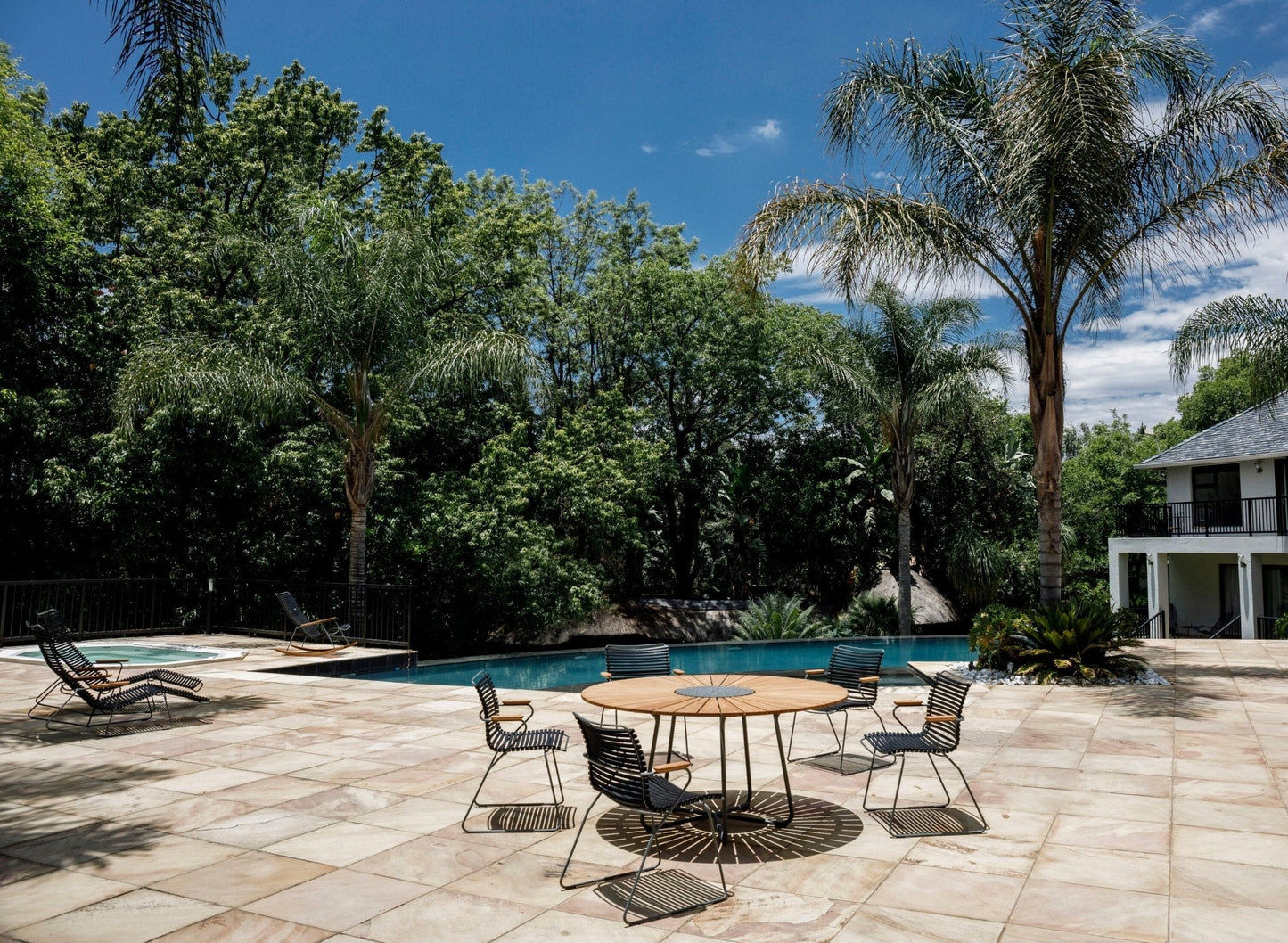 HOUE CLICK Outdoor Dining Chair w/Armrests