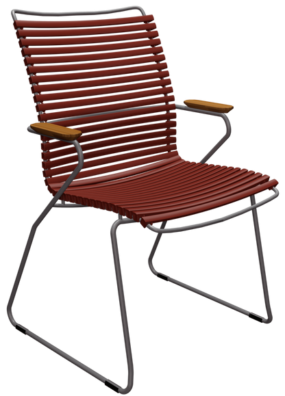 HOUE CLICK Outdoor Dining Chair w/Armrests - Tall Back