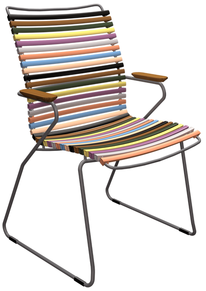 HOUE CLICK Outdoor Dining Chair w/Armrests - Tall Back