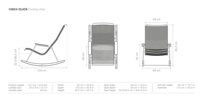 HOUE CLICK Outdoor Rocking Chair